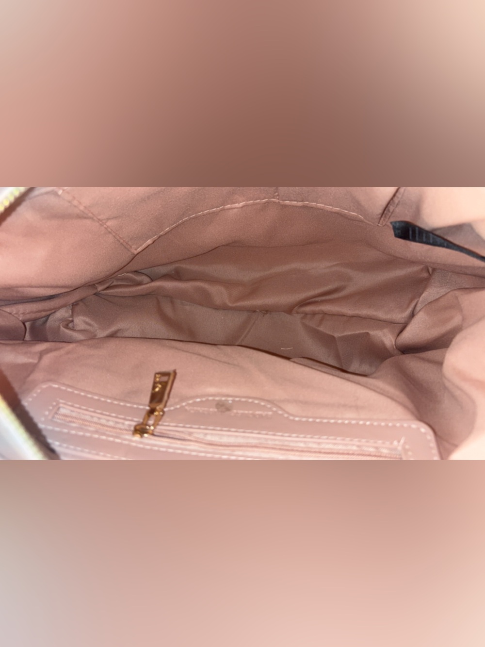 Badgley Mischka quilted chain strap tote bag in blush NWT - Picture 14 of 14
